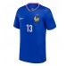 Camiseta Francia Kante #13 Primera Equipación Replica Eurocopa 2024 mangas cortas